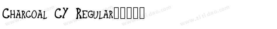 Charcoal CY Regular字体转换